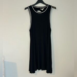 American Eagle Soft & Sexy Black Sleeveless Swing Dress – Size M